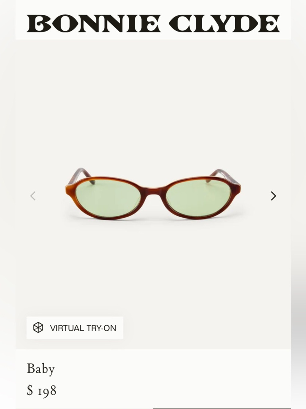 Bonnie Clyde Baby Sunglasses